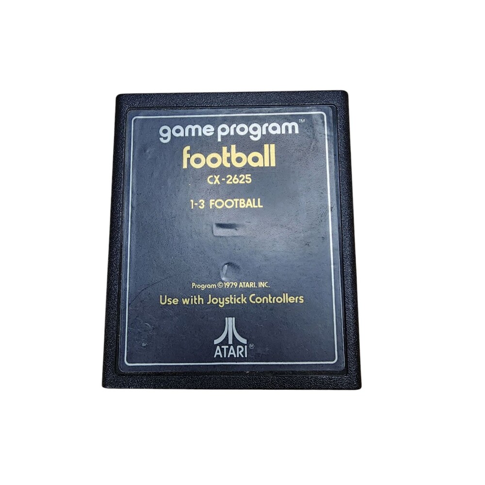 Game Program Football Atari‎ 2600 Cartridge